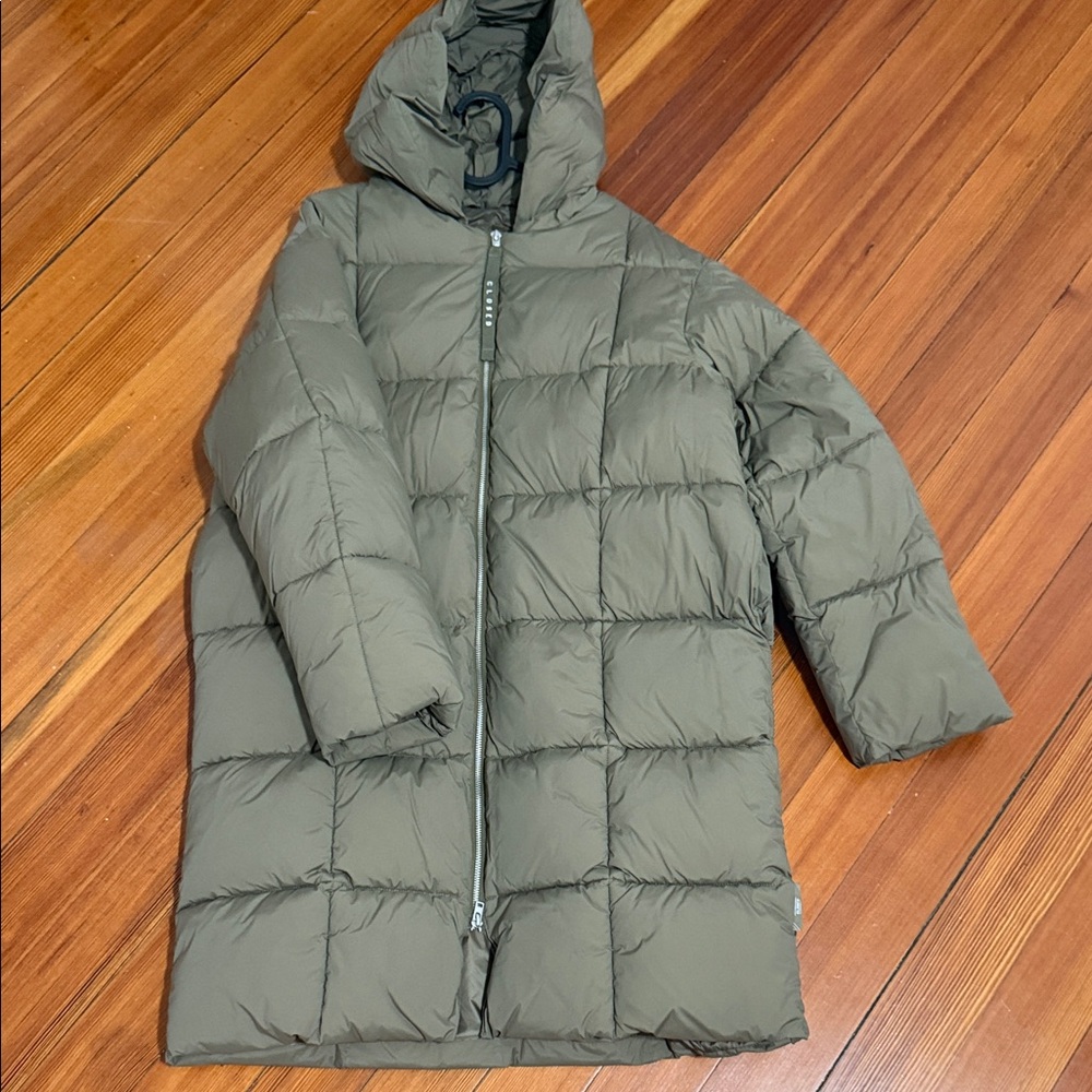 Closed Olive Green Puffer Jacket